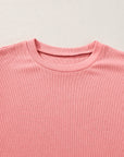Floral Ric-Rac Contrast Short Sleeve Top