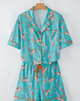 Western Cowgirl Top & Shorts Pajama Set