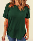 Plain Crew Neck Tee