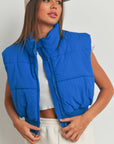 Crop Puffer Vest