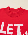 LET IT SNOW Christmas Holiday Sweater