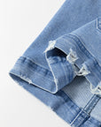 Ryleigh Pocketed Adjustable Straps Denim Overall Dress