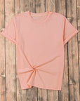 Plain Crew Neck Tee