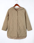 Amelia Snap Hooded Puffer Coat