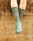 Lucky Chuck Fringe Tucumcari Gray Performance Socks