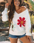 Mabel Flower Sweater