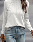 Millie Seam Detail Raglan Long Sleeve Top