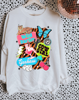 Wild Darlin Collage TEE or CREWNECK