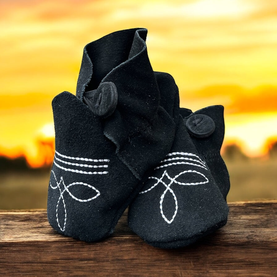 Suede Kids moccasins (6-12m)