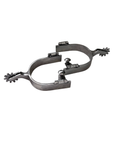 AJ Tack Men's Brushed Stainless Steel Spur