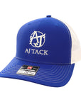 AJ Tack Royal Blue Embroidery Mesh Back Cap