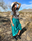 Emerald Maxi Skirt