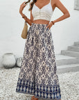 Giovanna Boho Pattern High Waist Wide Leg Loose Pants