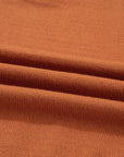 Colorblock Raw Edge Bubble Sleeve V-Neck Sweater
