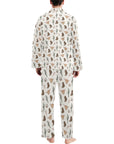 Howdy Highland Cow Christmas Men's Western Pajama Set