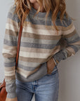 Eliana Stripe Ribbed Sweater