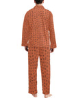 Rust Cattle Brands Men's Western Pajama Set