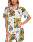 Vintage Cowgirl Collage Pajama Set