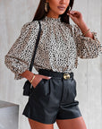 Sienna 3/4 Sleeves Cheetah Blouse