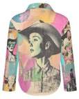 Baha Ranch Dreamgirl Retro Pop Western Vintage Button Up Shirt