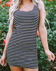 Flora Ribbed Knit Sleeveless Mini Dress