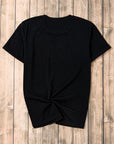 Plain Crew Neck Tee