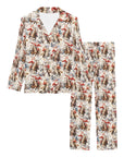 Western Santa Christmas Women's Pajama Set