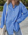 Palmer Boyfriend Chest Pocket Tunic Shirt