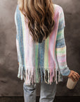 Aylani Fringed Tunic Sweater