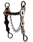 Hilason Western Horse Tack Stainless Steel Antique Brown Bit
