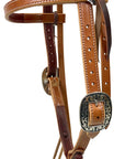 Pro Series 1" Double & Stitched Extra Heavy Harness Browband Headstall