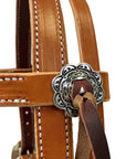 Pro Series 1" Double & Stitched Extra Heavy Harness Browband Headstall
