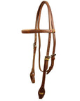 Stitched Headstall with Rawhide