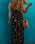 Floral Spaghetti Strap Maxi Dress