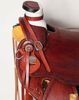 Western Horse Wade Saddle American Leather Ranch Roping Mahogany