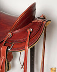 Western Horse Wade Saddle American Leather Ranch Roping Mahogany