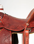 Western Horse Wade Saddle American Leather Ranch Roping Mahogany