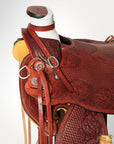 Western Horse Wade Saddle American Leather Ranch Roping Mahogany