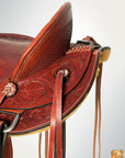 Western Horse Wade Saddle American Leather Ranch Roping Mahogany