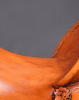 HILASON Western Horse Wade Saddle American Leather Ranch Roping Tan | Hand Tooled & For Horses