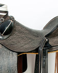 Western Horse Wade Saddle American Leather Ranch Roping Antique Black
