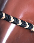 Classic Equine Horse Two Tone Nylon Halter Black Tan