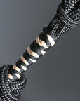 Classic Equine Horse Two Tone Nylon Halter Black Tan