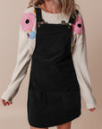 Alexis Front Pockets Corduroy Overall Dress