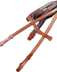 ExionPro Plain Rubber Reins with 7 Loops & Martingale Stoppers