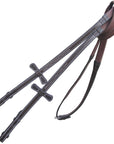 ExionPro Rubber Reins with Fancy Stitching