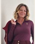 Burgundy Riding Shirt