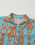 Western Abstract Dolman Sleeve Shirt
