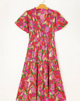 Lillie Floral Short Sleeve Maxi dress
