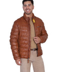 Ribbed Leather Jacket - 512